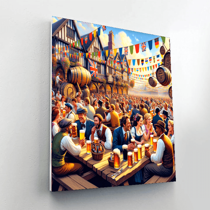 The Great British Beer Festival Number Painting