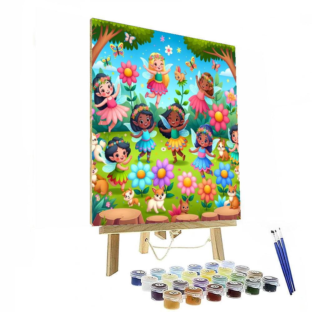 Exploring The Enchanted Garden Paint By Numbers Art