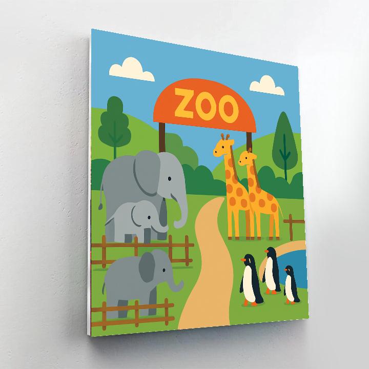 Zoo Discovery Paint By Numbers Kits