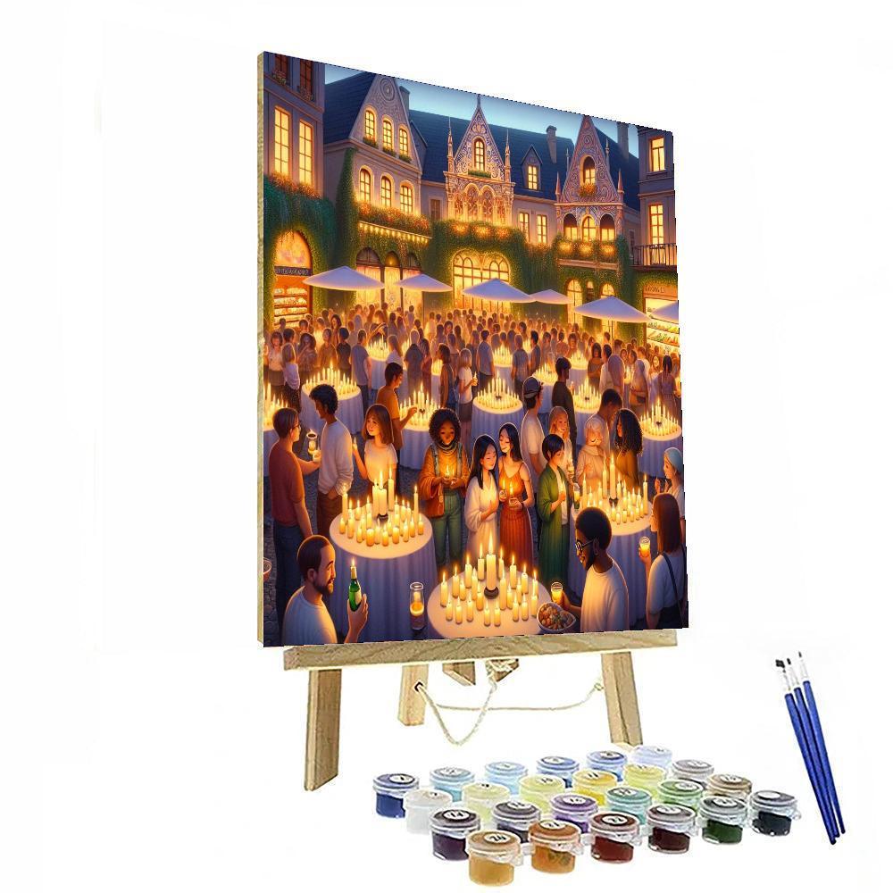 Warragul Candlelight Festival - Warragul, Australia Numbered Painting Kits