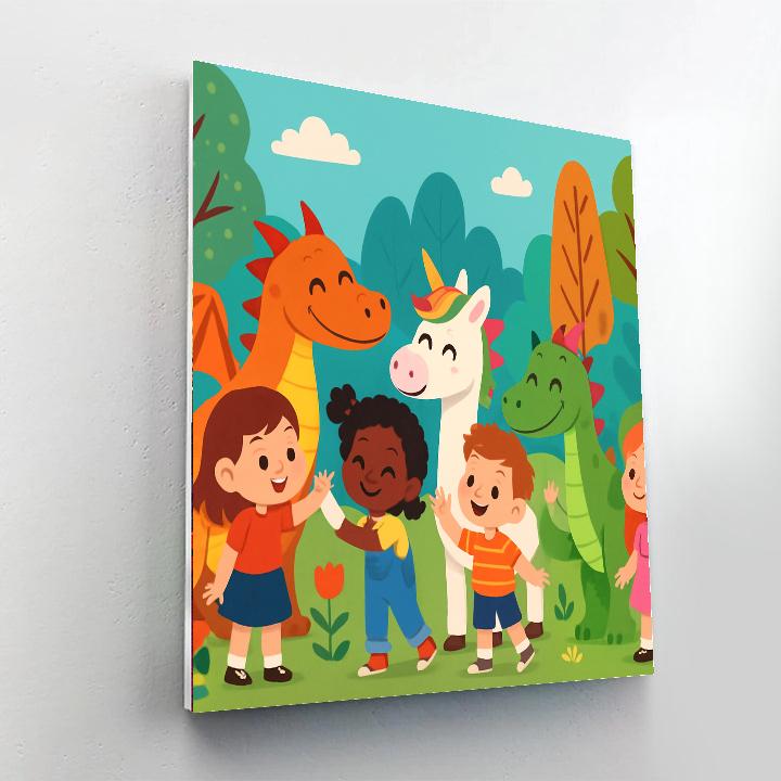 Fantasy Creature Adventures Paint By Numbers Kits