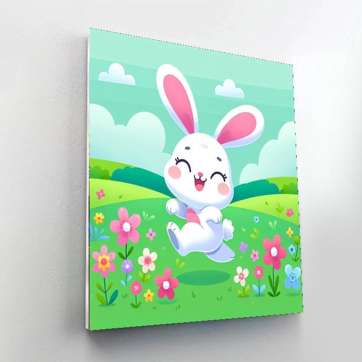 Giggles The Bunny DIY Paint By Numbers