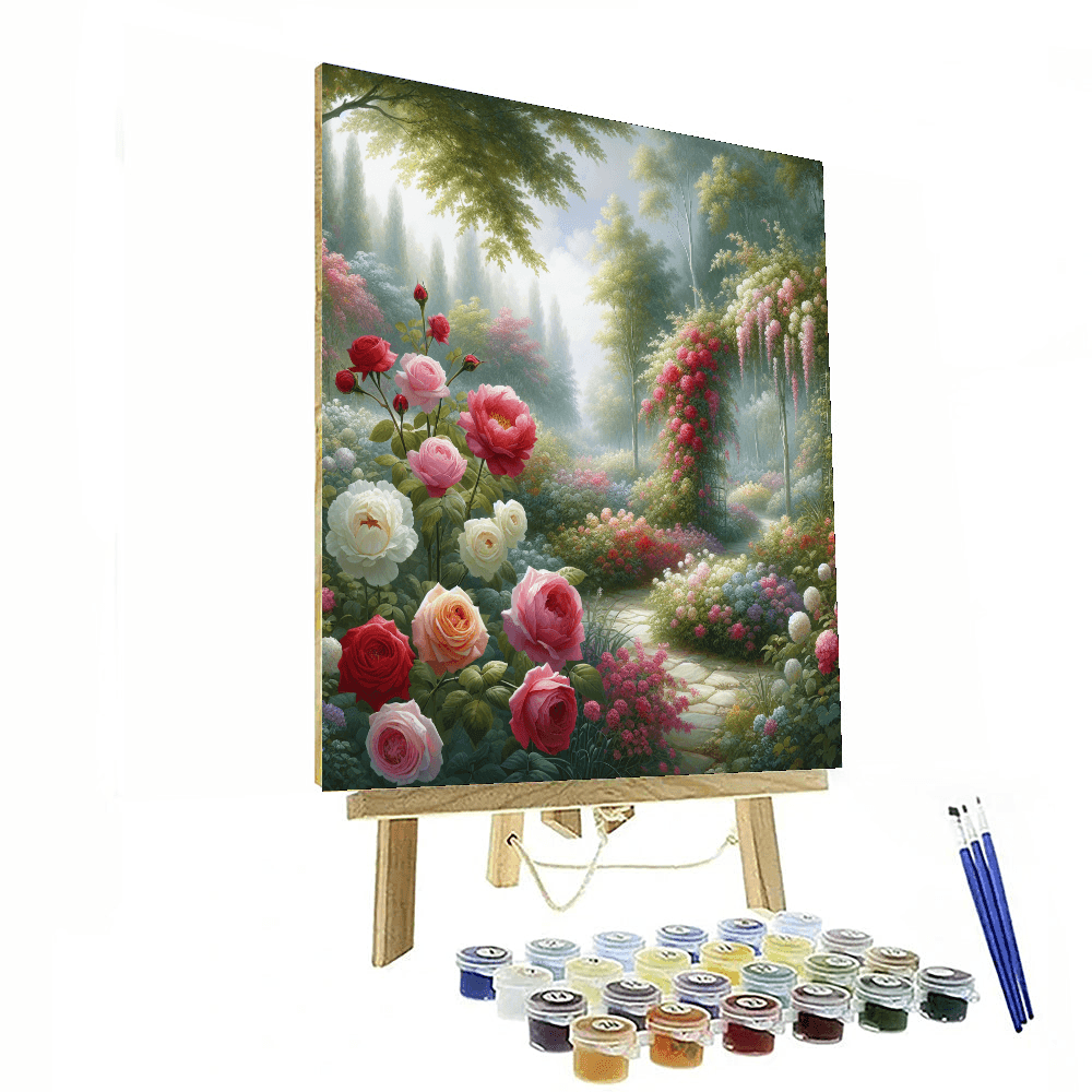 Harmonious Garden Melody Painting Number Kit