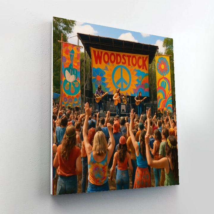 Woodstock - Bethel, New York, Usa DIY Paint By Numbers