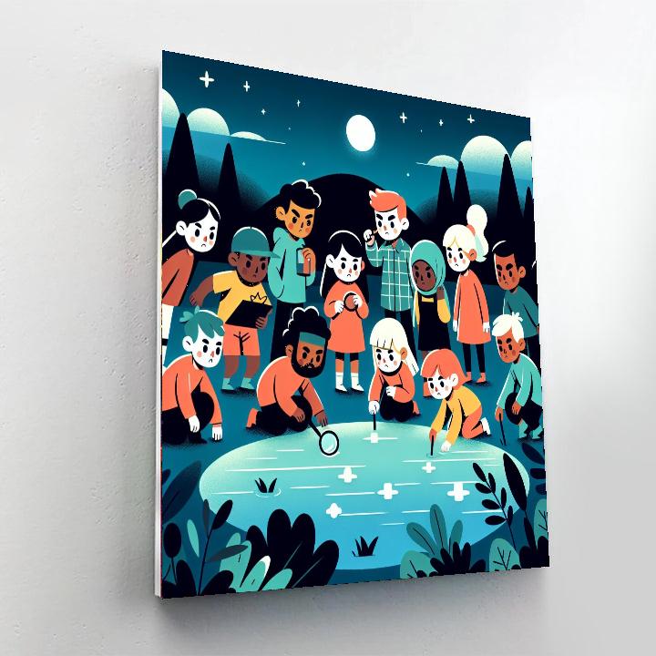 Mystery At Moon Lake Paint By Color