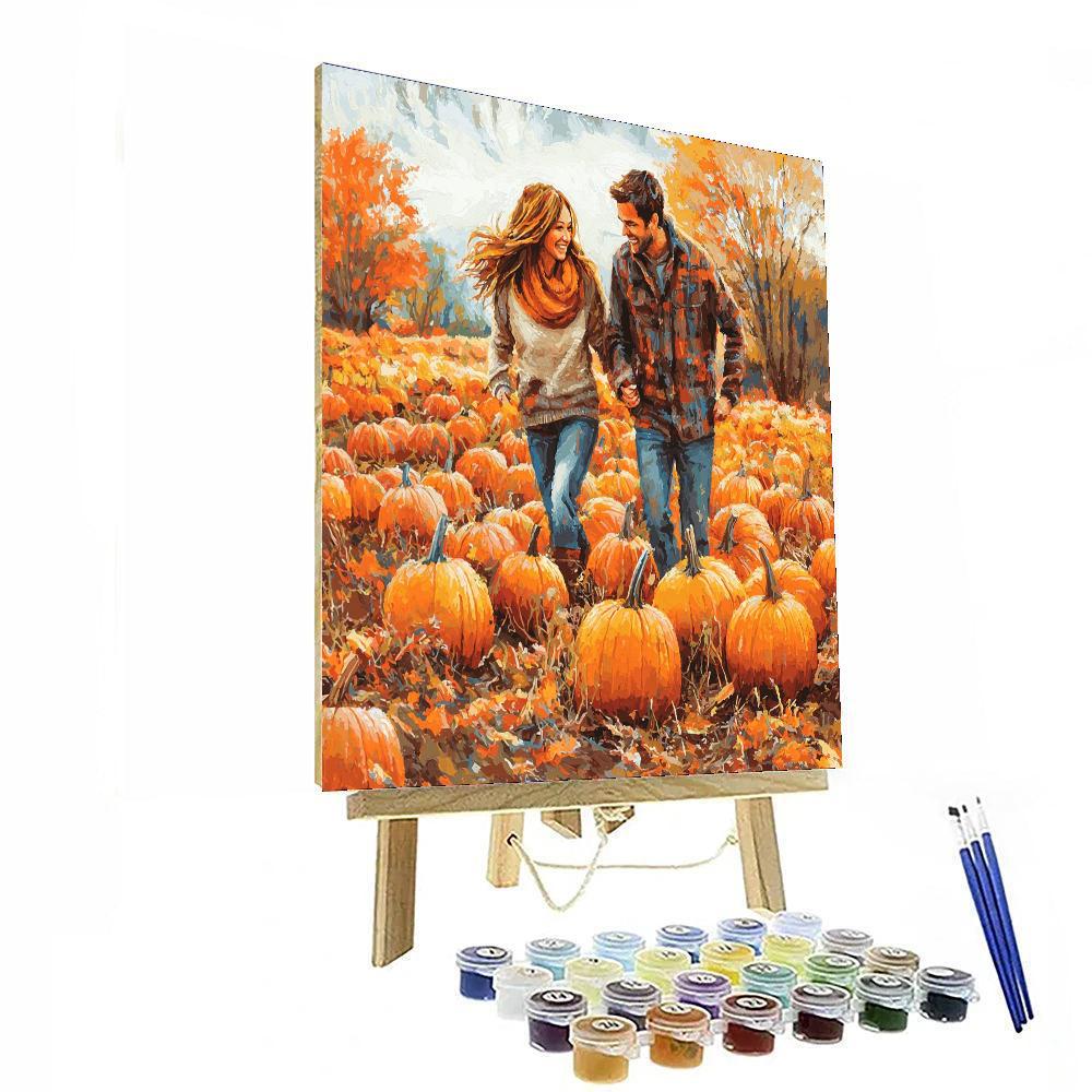 Day At The Pumpkin Patch DIY Paint By Numbers