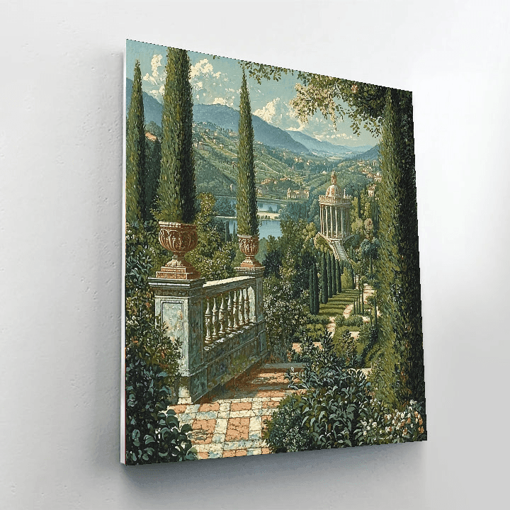 Giovanni Paolo Panini Inspired Historical Royal Gardens  Paint By Numbers Kits