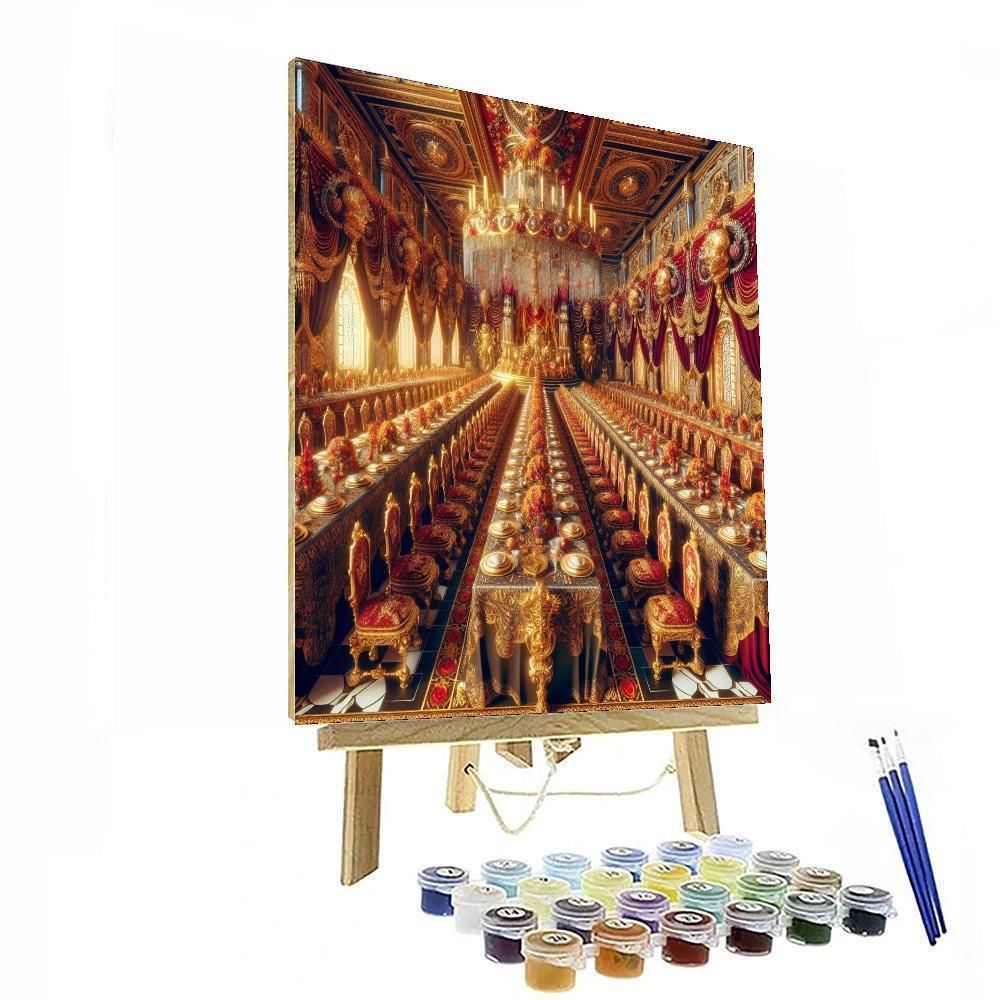 Medieval Banquet Hall - DIY Painting By Numbers Kit – Artistry Rack
