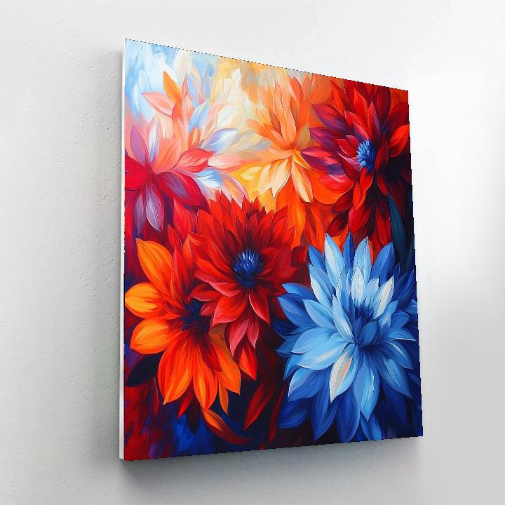 Frida Kahlo Inspired Embered Dreams  Painting Number Kit