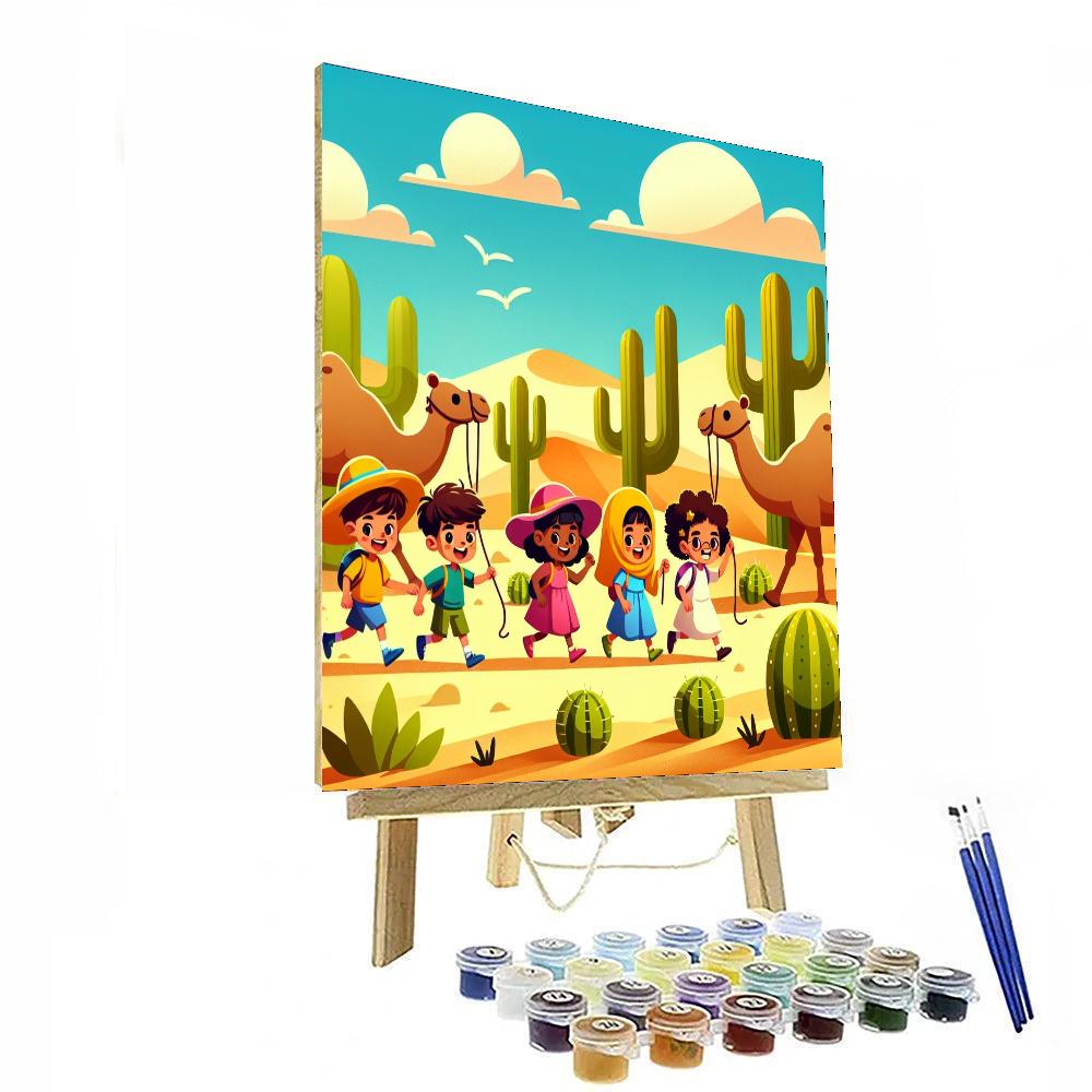 Sandy Desert Expedition Numbered Painting Kits