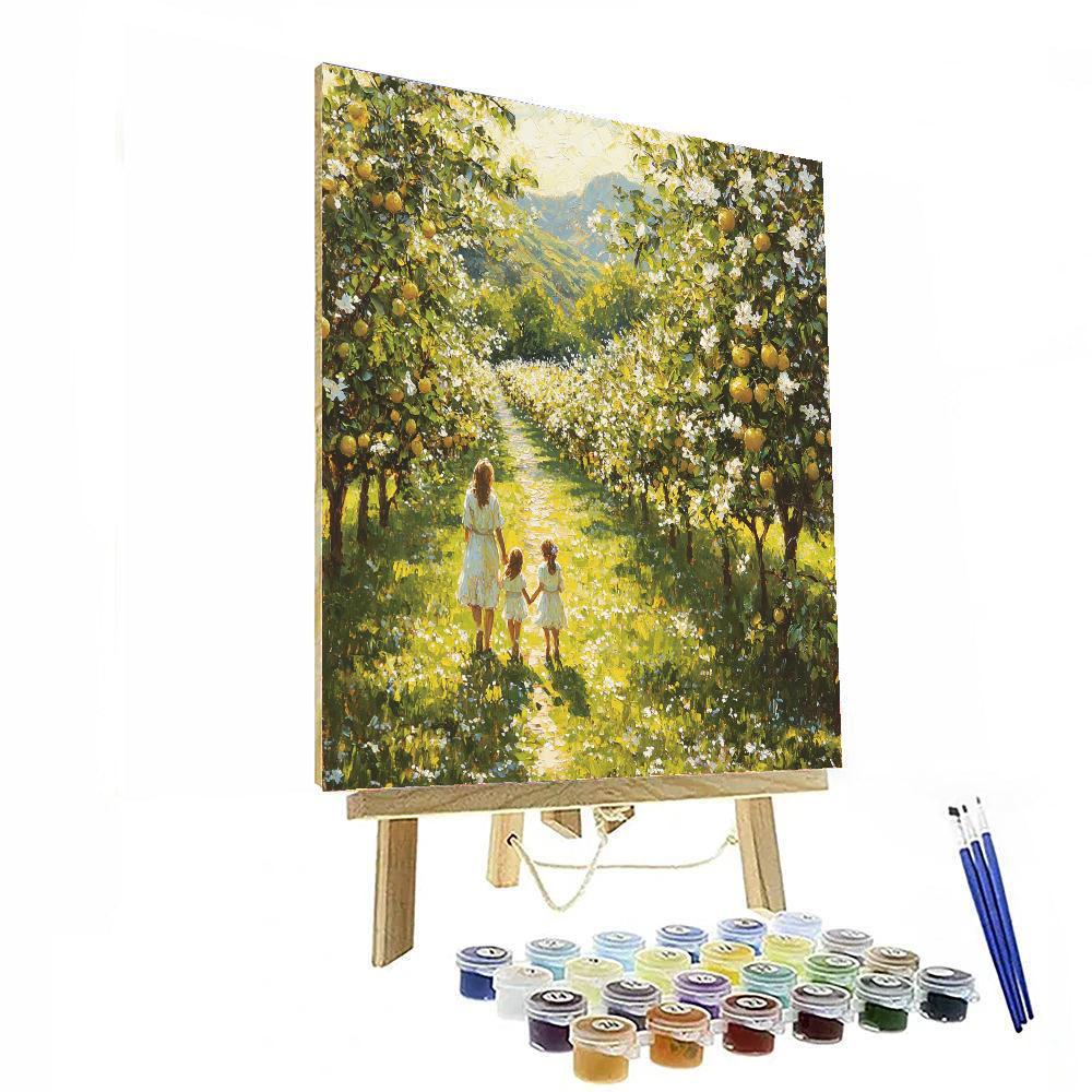 A Walk In The Orchard Numbered Painting Kits