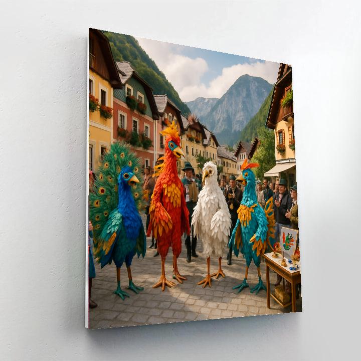 Feather Festival - Austria Paint By Numbers Art