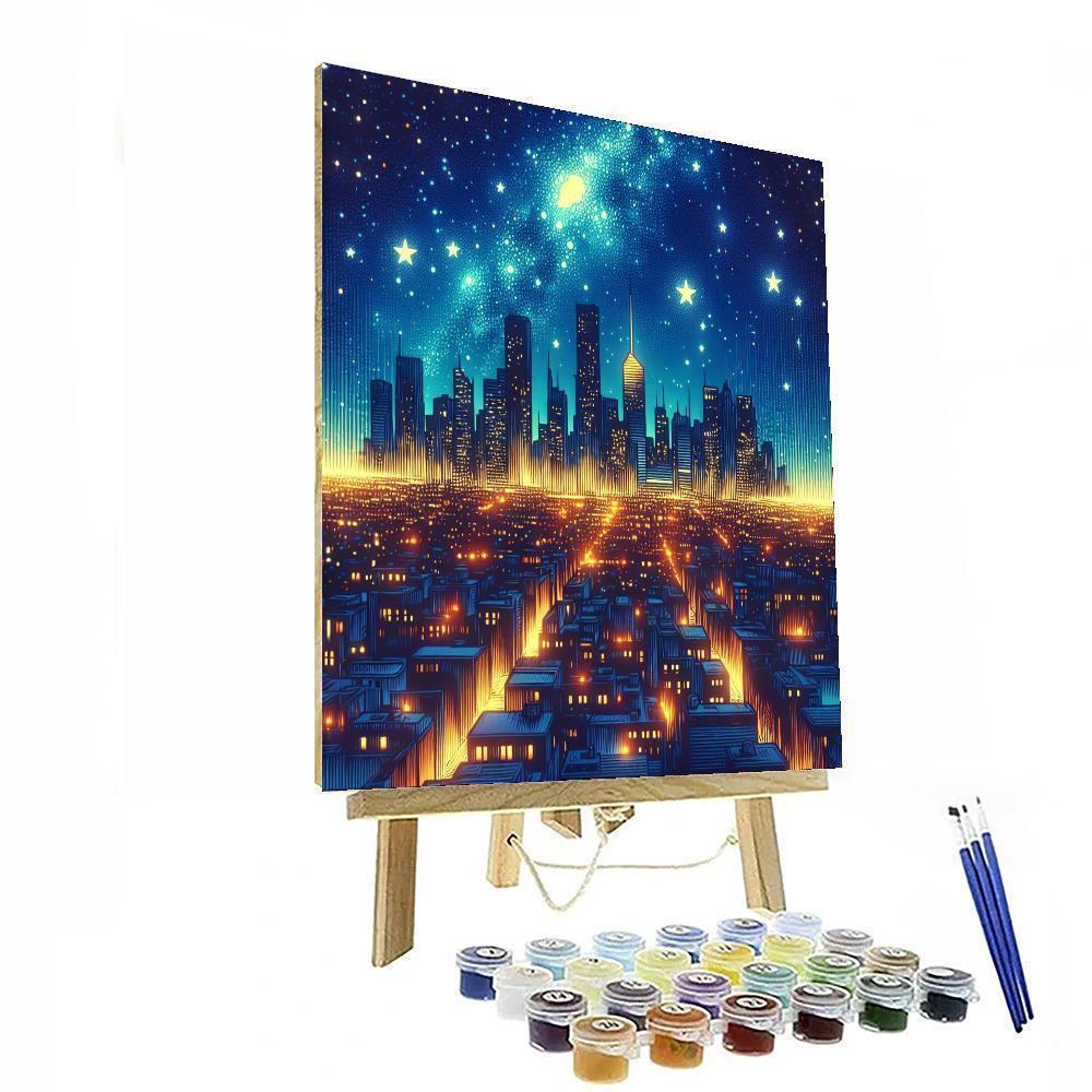 Captivating Nightscape Numbered Painting Kits