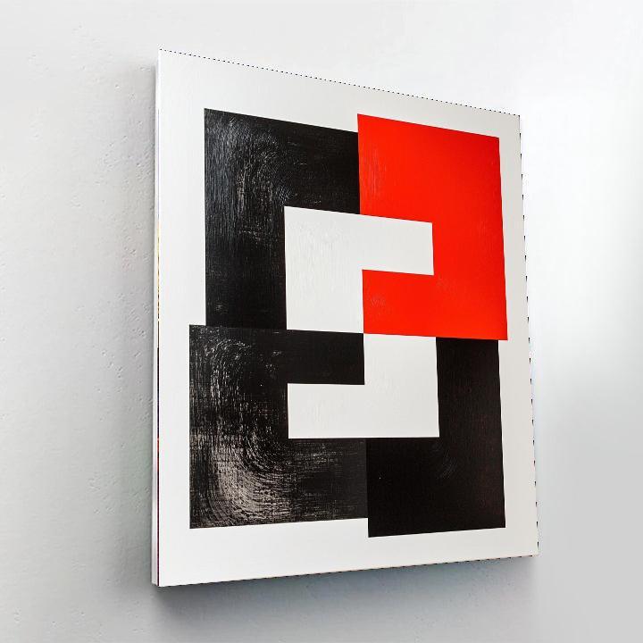 Kazimir Malevich Inspired Harmony Of Squares  Painting Number Kit