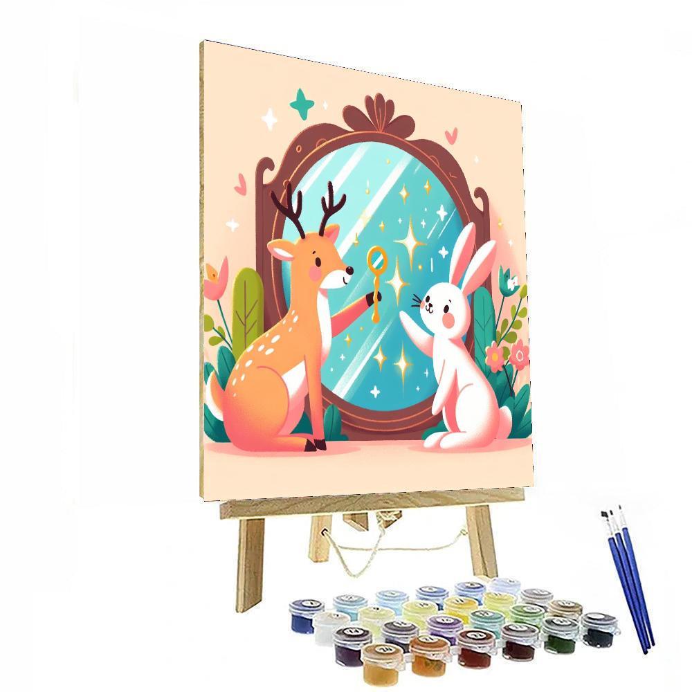 Magic Mirror Menagerie Numbered Painting Kits