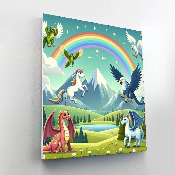 Mythical Beast Adventure Painting By Numbers Kit