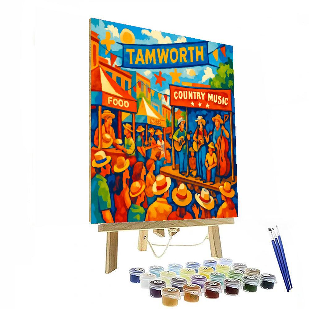 Tamworth Country Music Festival - Tamworth Painting By Numbers Kit