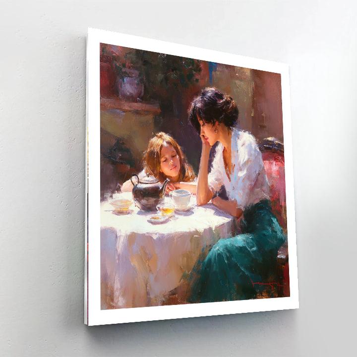 Heartfelt Morning Tea DIY Paint By Numbers