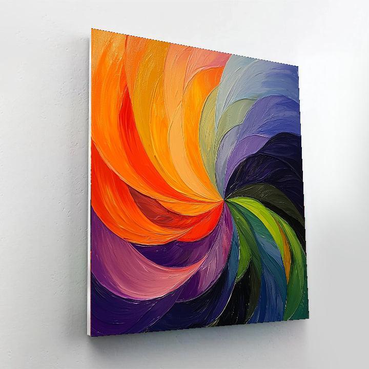 Edgar Degas Inspired Symphony Of Light  Number Painting