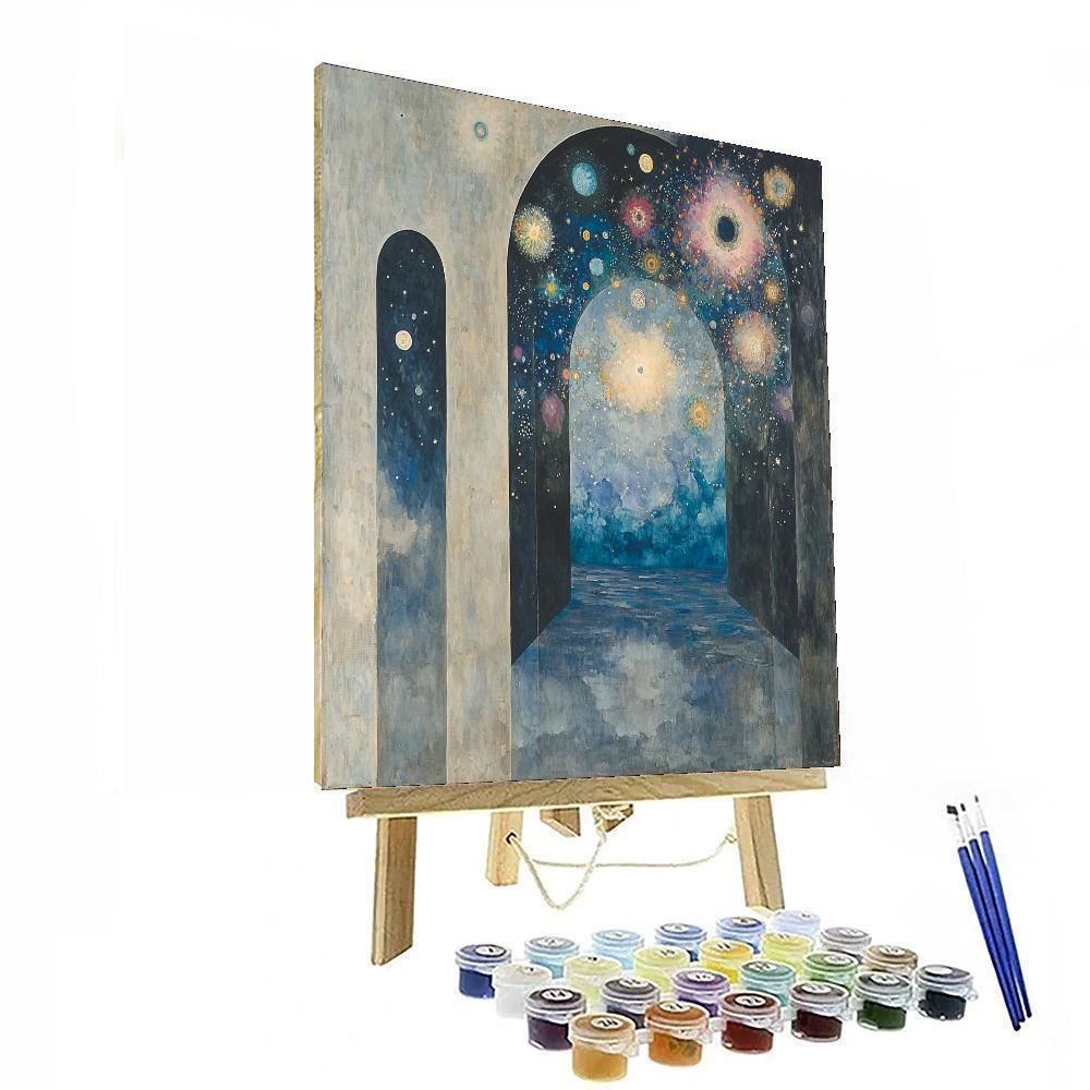 Max Ernst Inspired Elysian Reverberations  Paint By Numbers Art