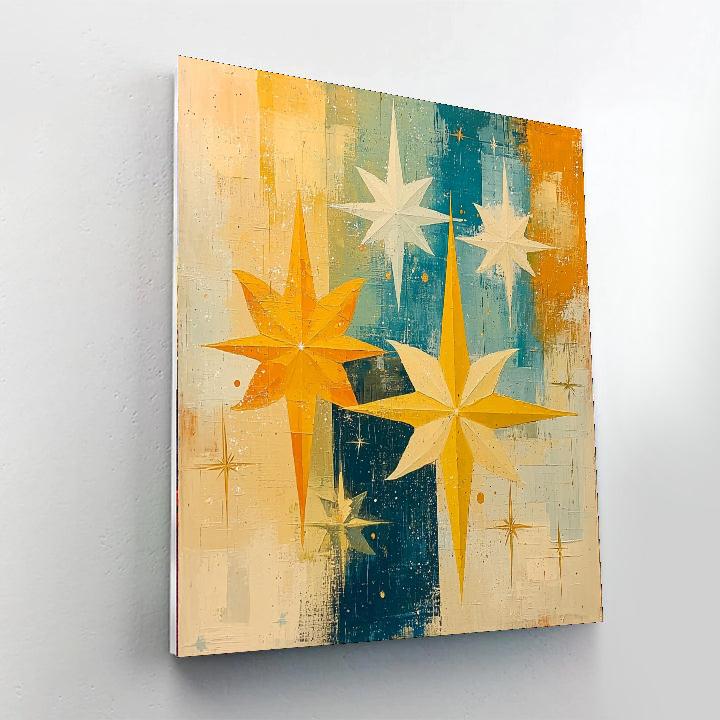 Joan Miró Inspired Joyful Constellations  Paint By Numbers Art