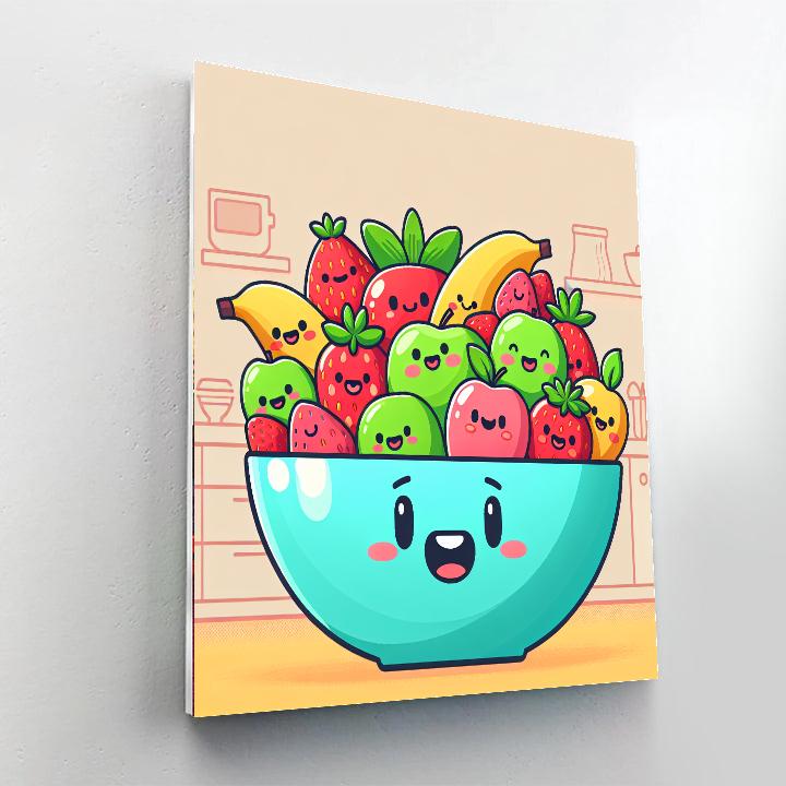 Gigantic Fruit Salad Paint By Numbers Kits