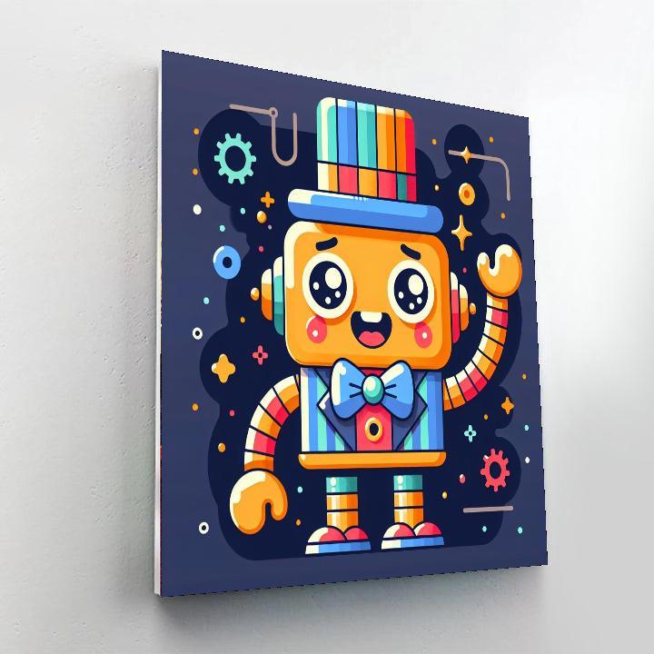 Dandy Robot Paint By Numbers