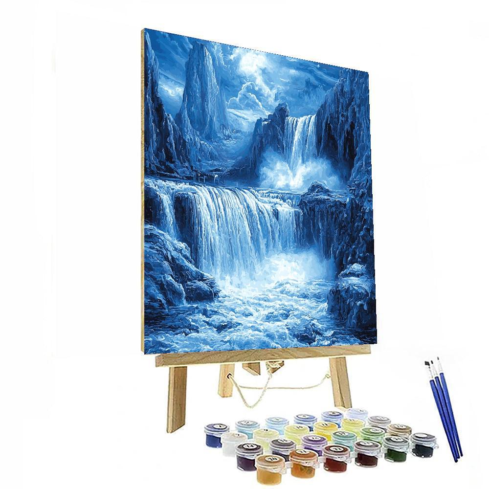 Michelangelo Inspired Eternal Cascade  DIY Paint By Numbers