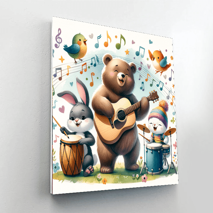 Cute Animal Band Paint By Color