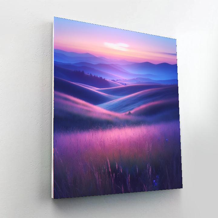 Dreamy Twilight Meadows Painting By Numbers Kit