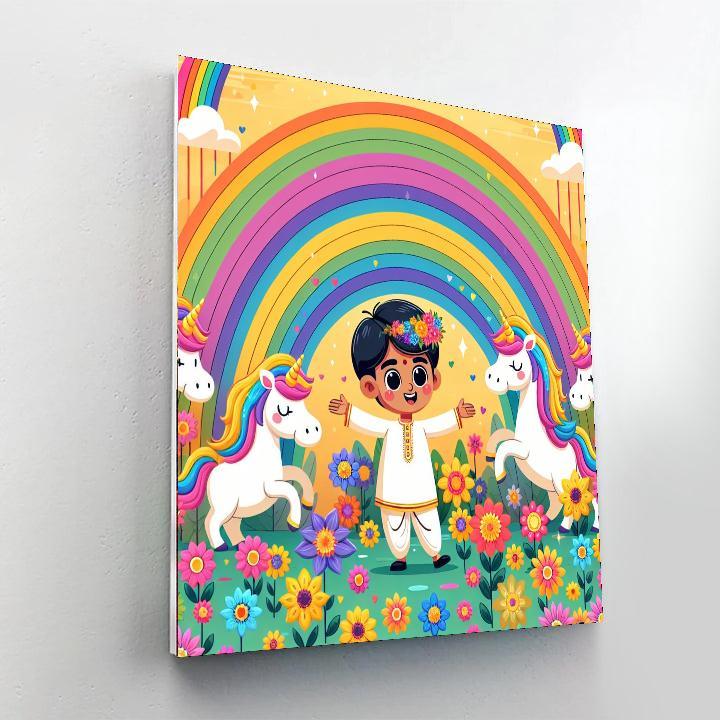 Unicorn Magic Land Paint By Number