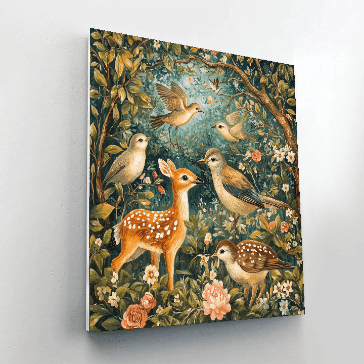 Audubon Inspired Majestic Animals  Paint By Number