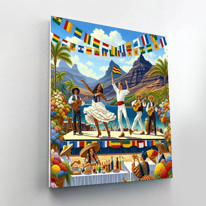 Day Of The Canary Islands - Canary Islands, Spain Painting Number Kit