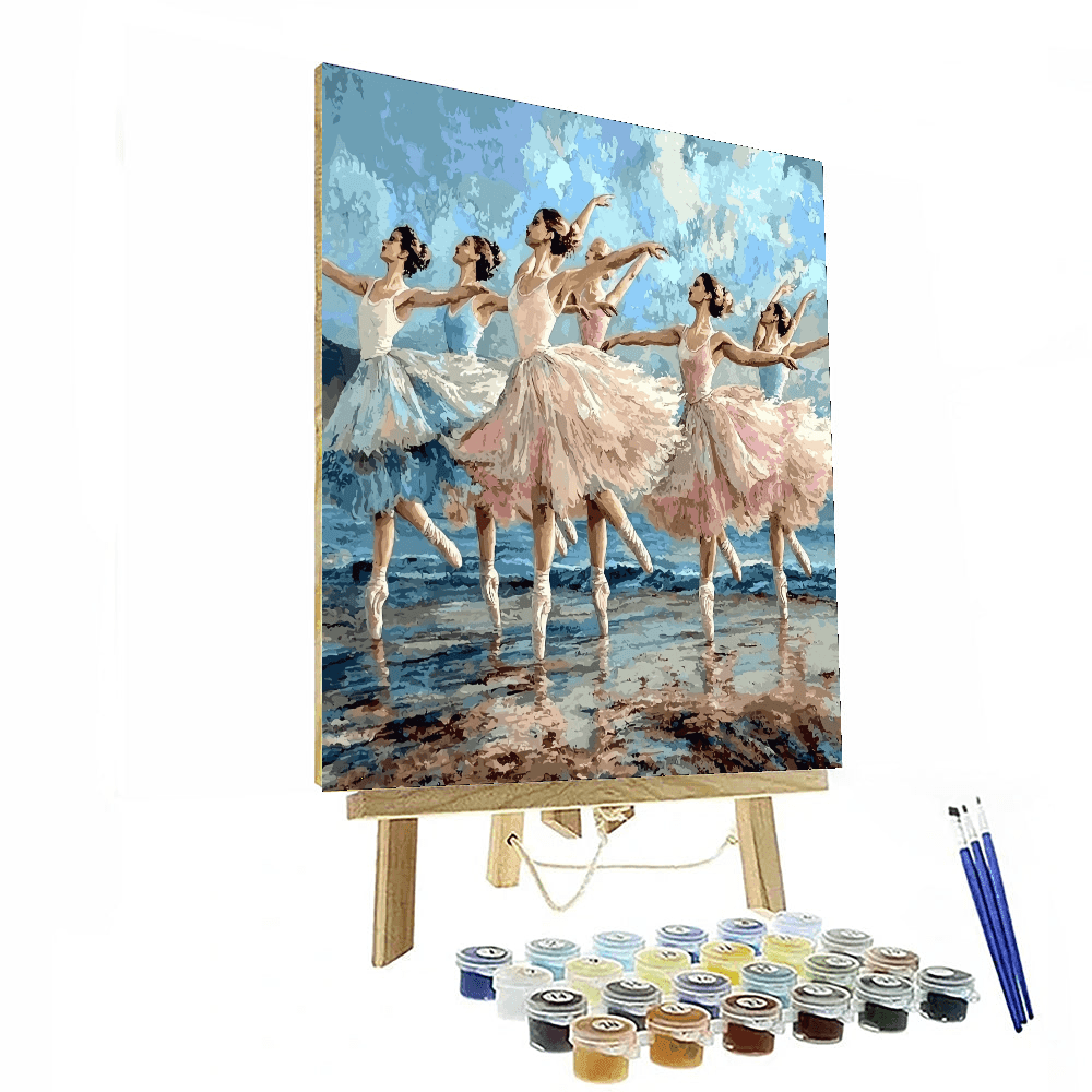 Edgar Degas Inspired Ethereal Ballet Dancers  Paint By Numbers Kits