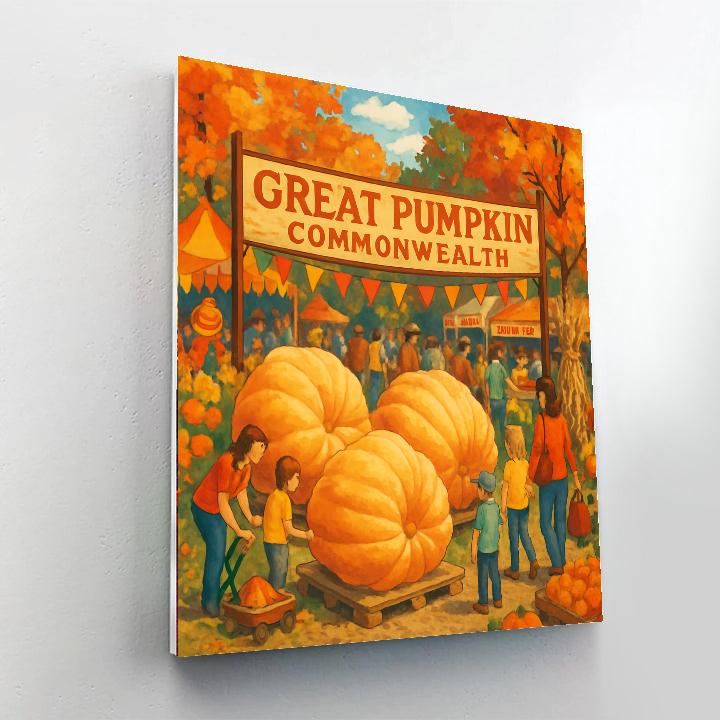 The Great Pumpkin Commonwealth Painting By Numbers Kit