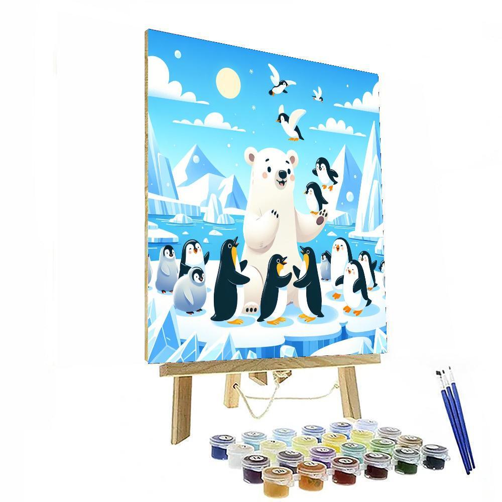 Friendly Arctic Expedition Number Painting