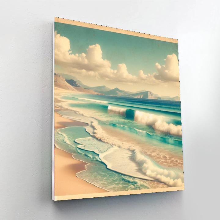 Vintage Coastal Paint By Numbers Kits