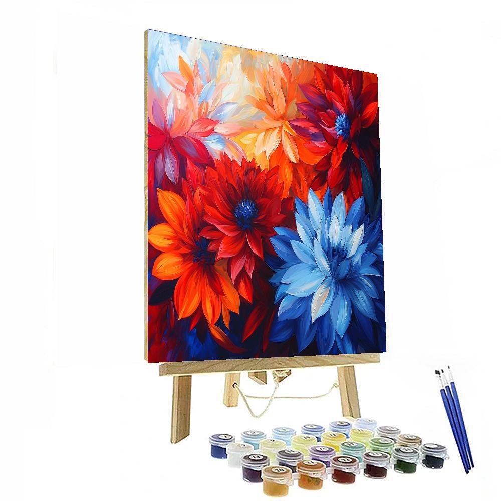 Frida Kahlo Inspired Embered Dreams  Painting Number Kit