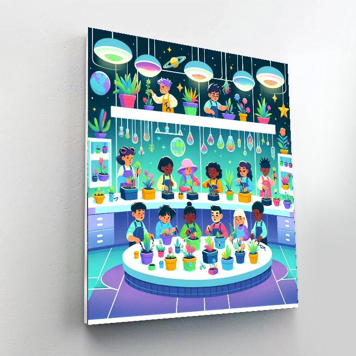 Galactic Gardening Lab Paint By Number