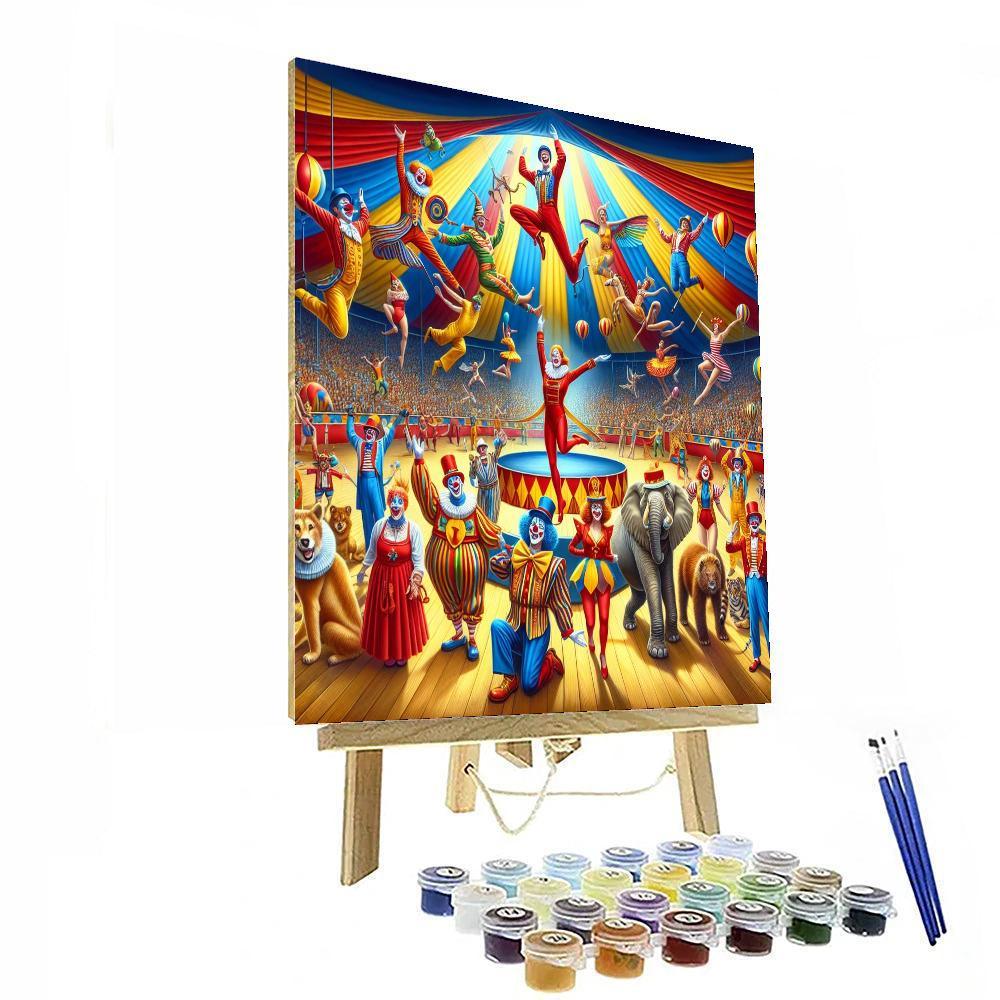 Charming Playful Circus Numbered Painting Kits