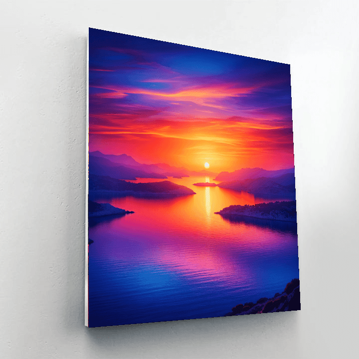 Mediterranean Sunset Bliss Paint By Number