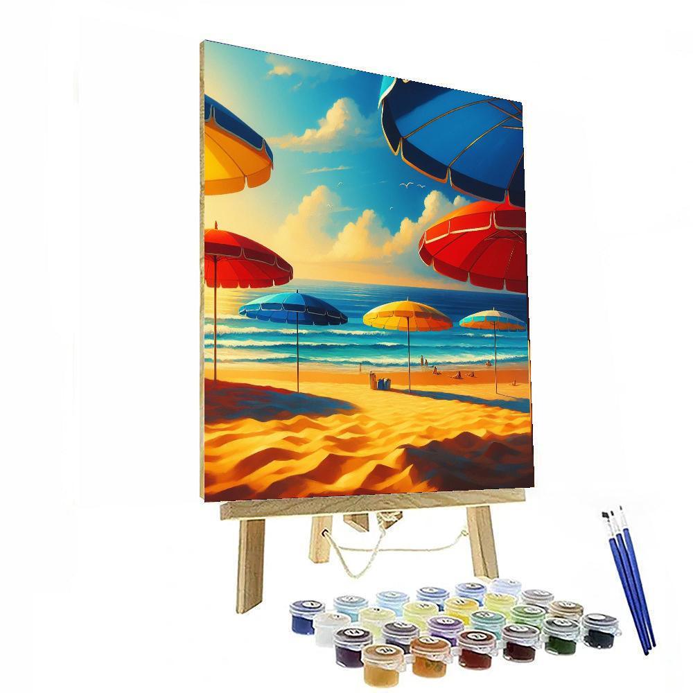 Seaside Holiday Retreat Painting Number Kit
