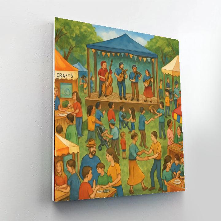 Albuquerque Folk Festival Numbered Painting Kits