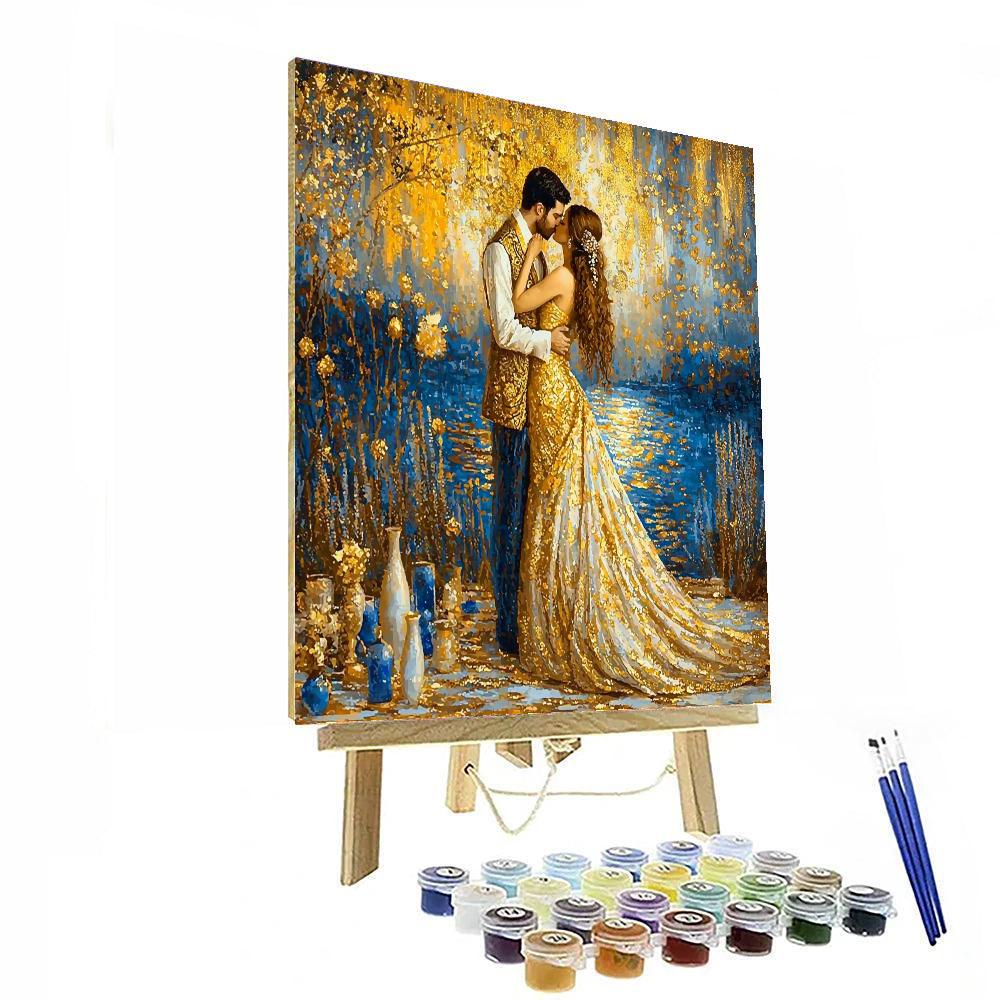 Gustav Klimt Inspired Golden Heritage  Paint By Numbers Kits