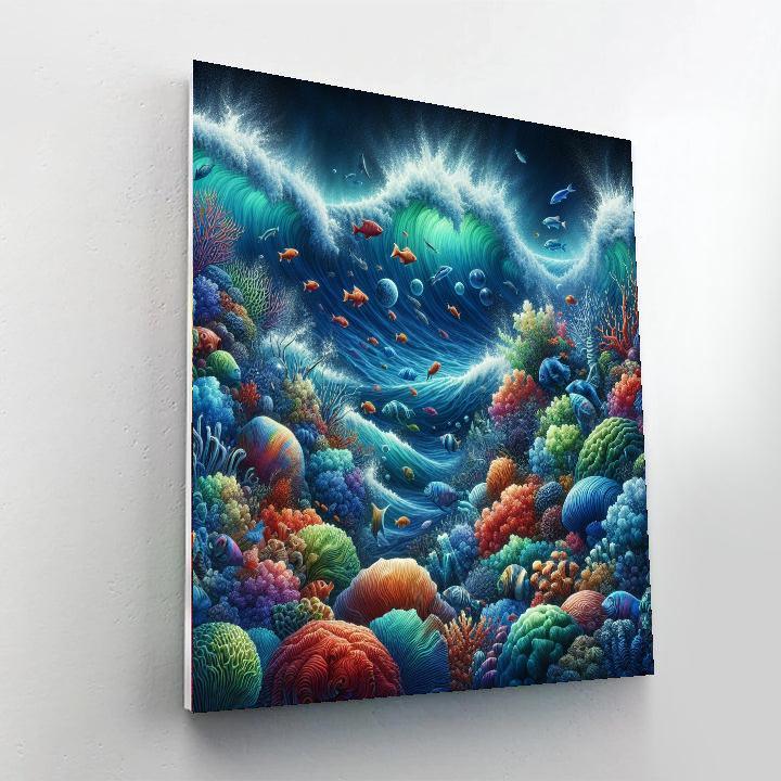 Dreamy Underwater Escape Painting By Numbers Kit