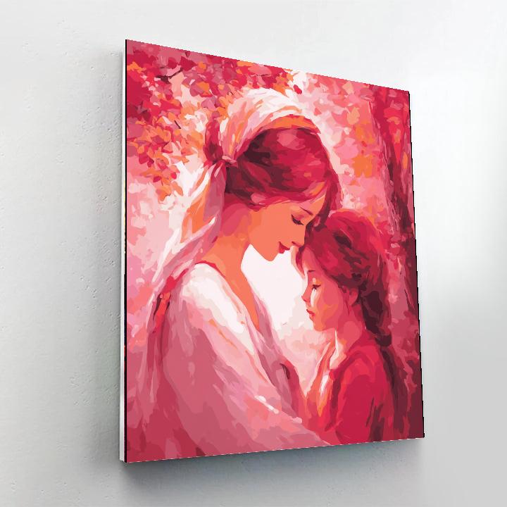 Hearts Connected By Love DIY Paint By Numbers