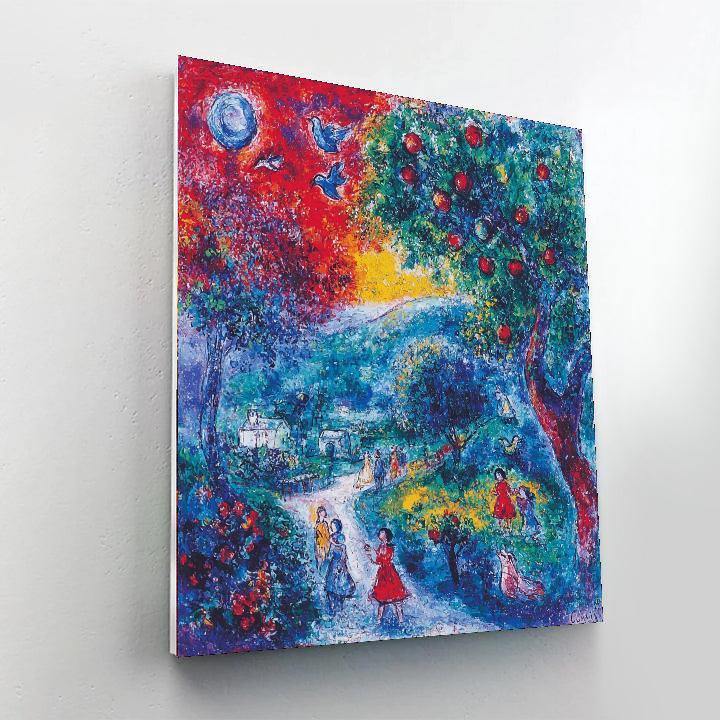 Marc Chagall Inspired Whimsical Friends  Paint By Numbers