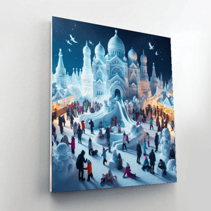 Sapporo Snow Festival Painting By Numbers Kit