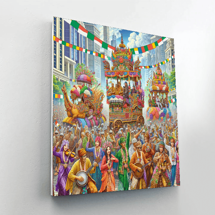 Karnaval Rakyat Number Painting