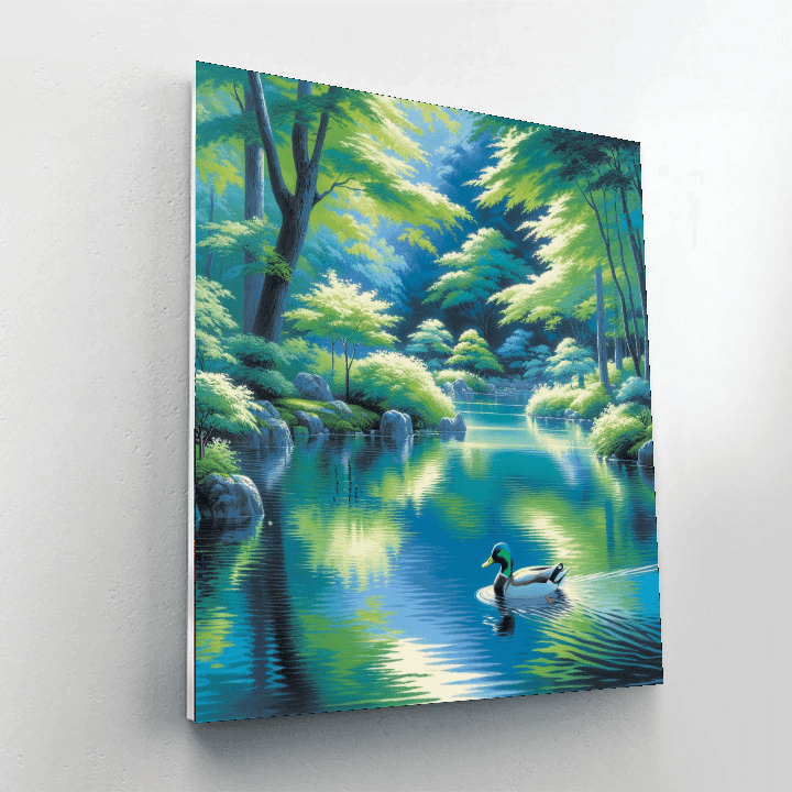 Duck's Pond Harmony Paint By Number
